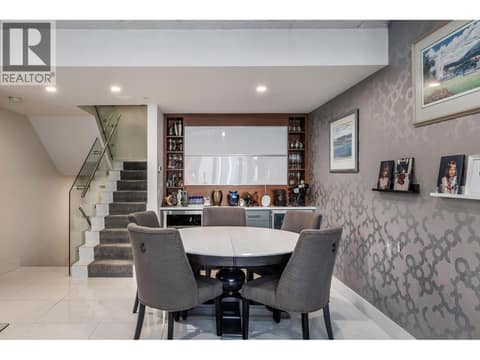 Dining Room/Wine Bar at 1156 Sunset Drive Unit# 113, Kelowna North