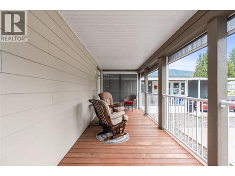 Front Deck at 4701 Pleasant Valley Road Unit# 13, Harwood, Vernon