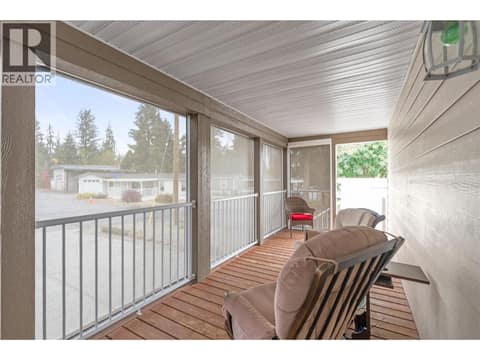 New privacy screen shades at 4701 Pleasant Valley Road Unit# 13, Harwood, Vernon