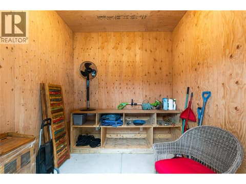 Shed Interior at 4701 Pleasant Valley Road Unit# 13, Harwood, Vernon