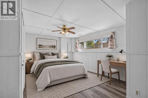 Third bedroom on the lower level *virtually staged* at 1420 Graham Road, Rutland South, Kelowna