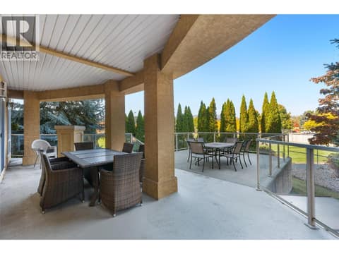Amenities Room Patio at 3550 Woodsdale Road Unit# 111, Lake Country East / Oyama