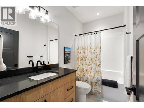 4 Piece Bathroom Lower Level at 125 Diamond Way, Predator Ridge, Vernon