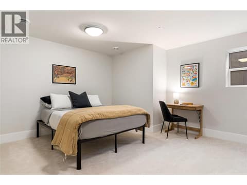 Bedroom 3  / Flex Room Lower Level at 125 Diamond Way, Predator Ridge, Vernon