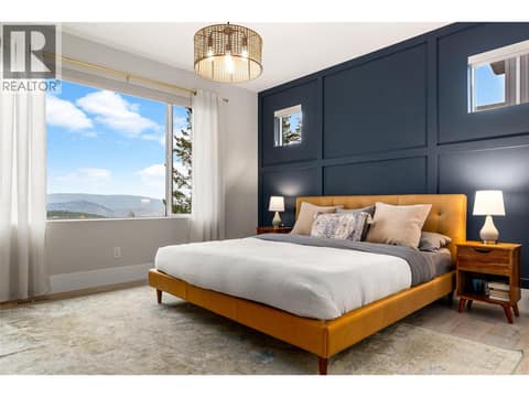 Primary Bedroom at 125 Diamond Way, Predator Ridge, Vernon