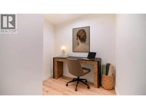 Virtually Staged Office/Den at 3300 Lakeshore Drive Unit# 418, Lower Mission, Kelowna