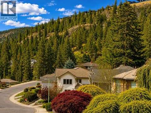 The house was positioned to maximize natural light at 183 Magic Drive, Glenmore, Kelowna