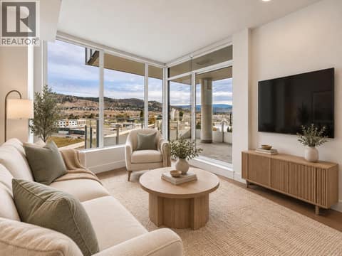 Virtually Staged at 1181 Sunset Drive Unit# 701, Kelowna North