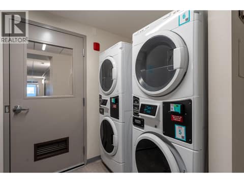 Common laundry on each floor at 2555 Lakeshore Road Unit# 514, Okanagan Landing, Vernon