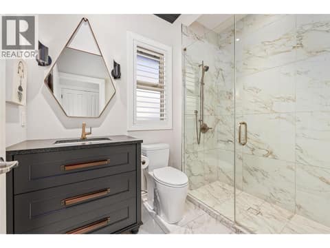 3 pc bathroom at 3887 Gallaghers Parkway, South East Kelowna