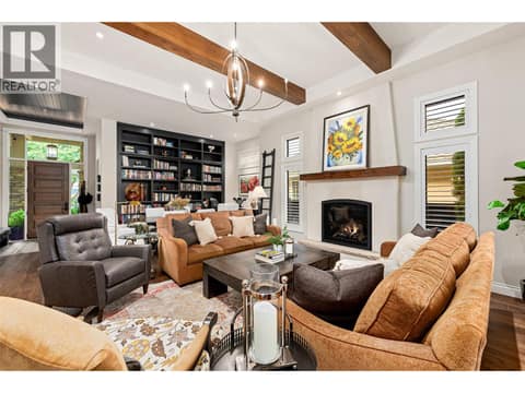 Custom gas f/p at 3887 Gallaghers Parkway, South East Kelowna