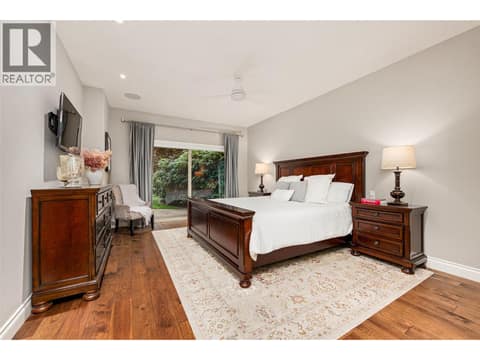 Primary Bedroom at 3887 Gallaghers Parkway, South East Kelowna