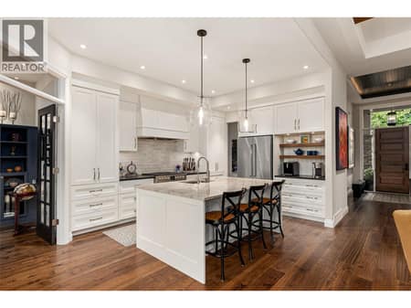 Renovated Kitchen with new SS appliances at 3887 Gallaghers Parkway, South East Kelowna