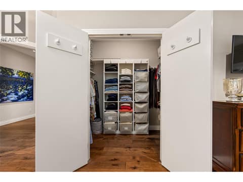 Walk in closet at 3887 Gallaghers Parkway, South East Kelowna