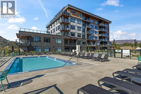 Outdoor Pool at 2760 Olalla Road Unit# 208, Lakeview Heights, West Kelowna