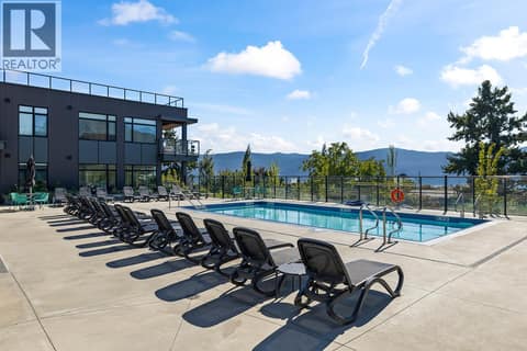 Outdoor Pool at 2760 Olalla Road Unit# 208, Lakeview Heights, West Kelowna