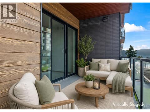 Patio - virtually staged to show possibilities. Photos of a similar home in the community. at 2760 Olalla Road Unit# 208, Lakeview Heights, West Kelowna