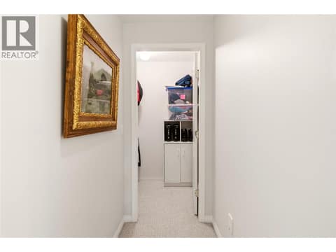 Lower level storage at 724 Lone Pine Drive, Black Mountain, Kelowna