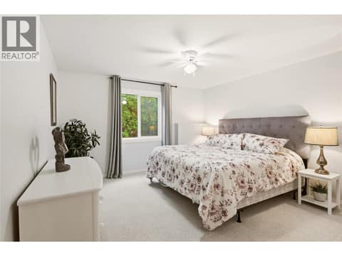Spacious lower level bedroom. at 724 Lone Pine Drive, Black Mountain, Kelowna