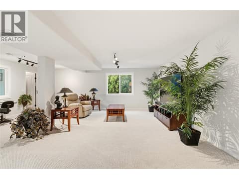 Spacious Rec Room with Excellent Suite Potential at 724 Lone Pine Drive, Black Mountain, Kelowna