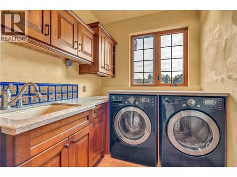 Laundry at 18005 Whitfield Road, Summerland Rural
