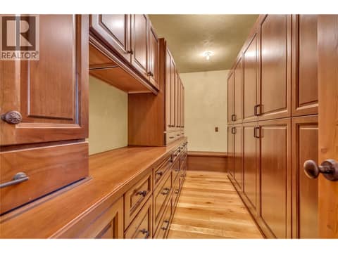 Two separate walk-in closets at 18005 Whitfield Road, Summerland Rural