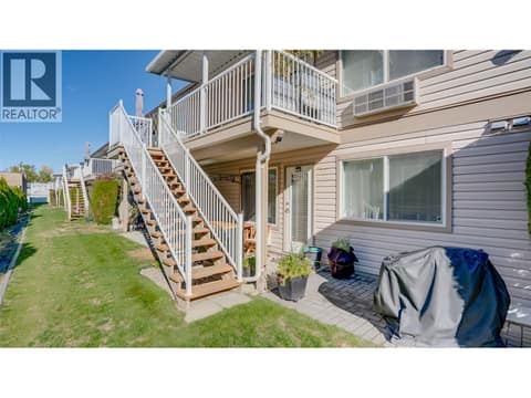 BBQ area off of patio at 4740 20 Street Unit# 99, Harwood, Vernon