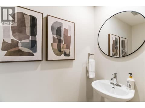 Powdr room on lower level at 485 Sheila Crescent, Upper Mission, Kelowna
