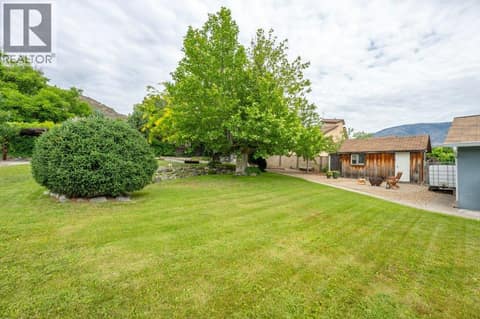 Back yard at 860 Fairview Road, Oliver