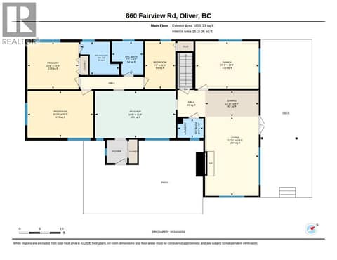 Floor Plan - Main floor at 860 Fairview Road, Oliver