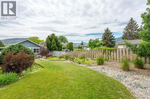 Side yard in the back at 860 Fairview Road, Oliver