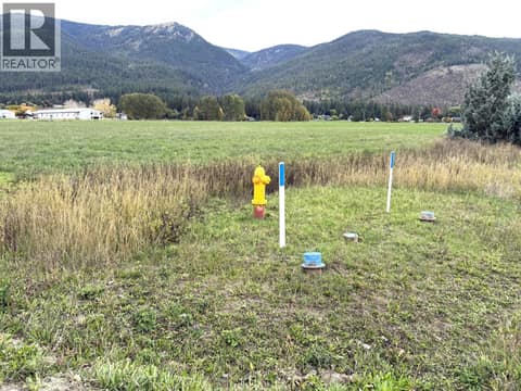 Fire hydrant located on the corner by the property at 1575 McLeod Road, Armstrong/ Spall.
