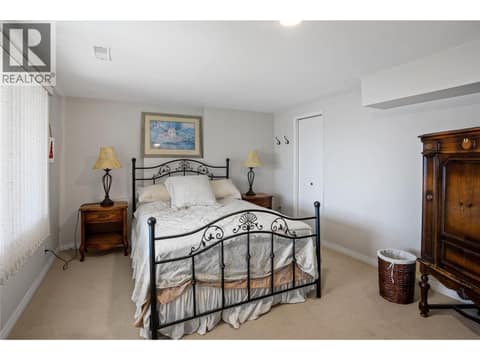 Lower level suite bedroom at 1988 Dewdney Road, McKinley Landing, Kelowna