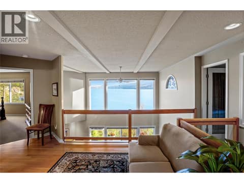 The view when you walk in. Two split bedrooms + full bathroom on this level. at 1988 Dewdney Road, McKinley Landing, Kelowna