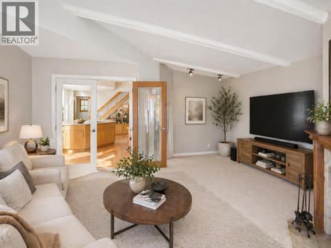 Virtually staged Family room for illustrative purposes. at 1988 Dewdney Road, McKinley Landing, Kelowna