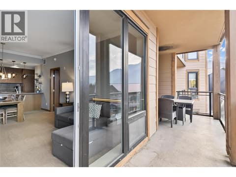 Larger deck at 2950 Camozzi Road Unit# 1414, Revelstoke
