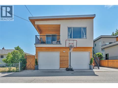 Detached Garage + Carriage Home at 581 Churchill Avenue, Main North, Penticton