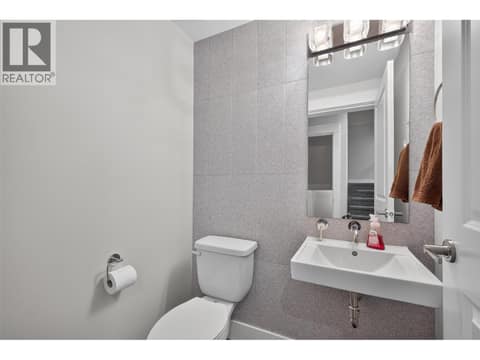 Convenient 2-piece powder room on the main floor at 12840 Stillwater Court Unit# 11, Lake Country North West