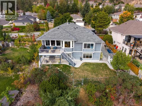 Backyard at 2280 Shannon Hills Drive, Shannon Lake, West Kelowna