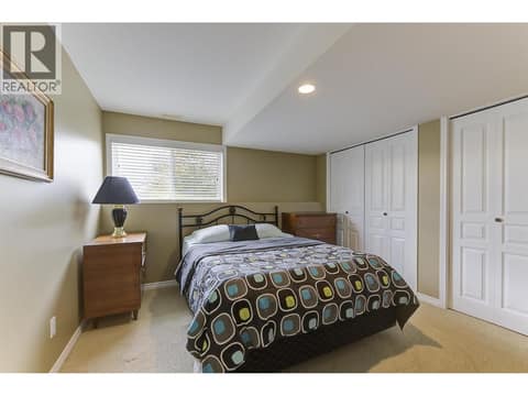 In-law suite second bedroom at 2280 Shannon Hills Drive, Shannon Lake, West Kelowna