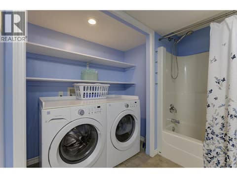 In-law suite laundry at 2280 Shannon Hills Drive, Shannon Lake, West Kelowna
