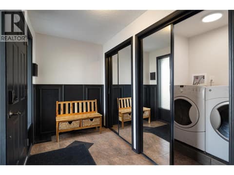 Front Entry into Main Home with Laundry at 152 Lindsay Road, Middleton Mountain Vernon