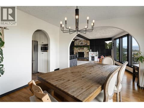 Main Home: Upper Level Dining Room at 152 Lindsay Road, Middleton Mountain Vernon