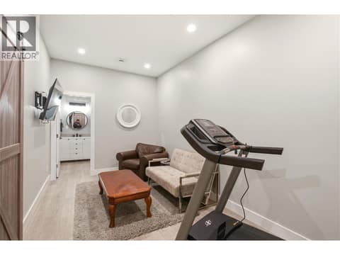 Downstairs Inlaw TV Room at 1030 Skeena Drive, Dilworth Mountain, Kelowna