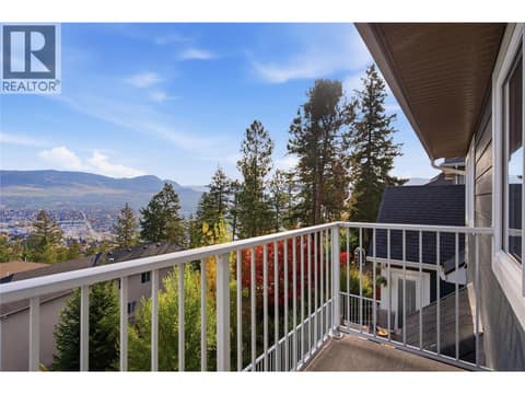 Upstairs Patio at 1030 Skeena Drive, Dilworth Mountain, Kelowna