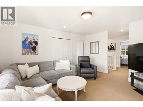 Upstairs TV Room at 1030 Skeena Drive, Dilworth Mountain, Kelowna
