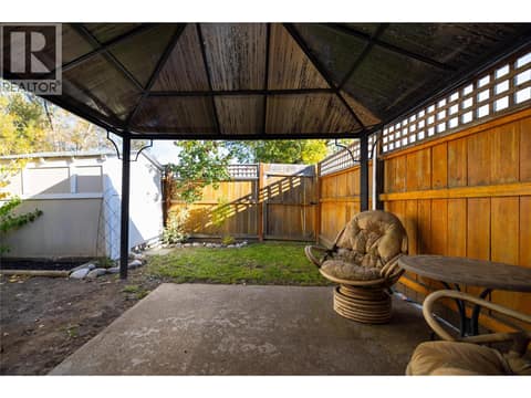 Place for pets and kids to be contained at 4910 25 Avenue Unit# 24, Okanagan Landing, Vernon