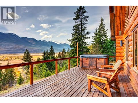 Front Deck/ Hottub at 2405 95 Highway, South Hwy 95, Golden