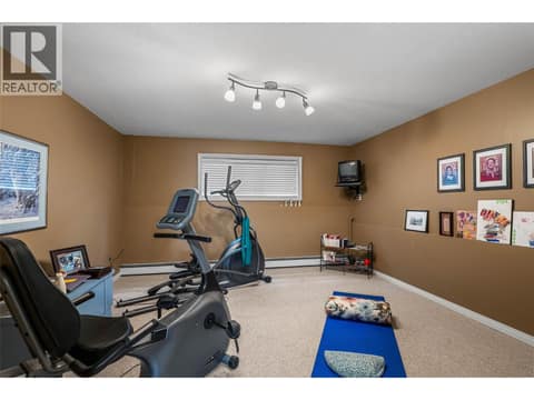 Gym area at 6450 Meadowland Crescent S, Barnhartvale, Kamloops