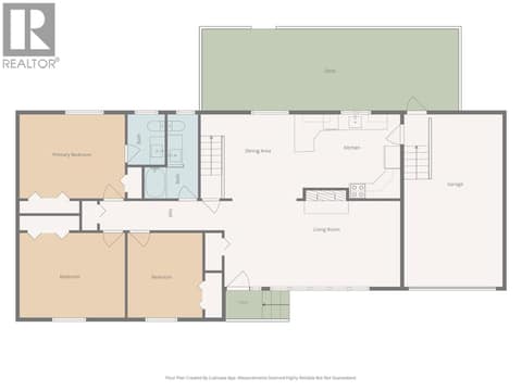 Upstairs Floorplan at 1669 Hiob Road, Revelstoke